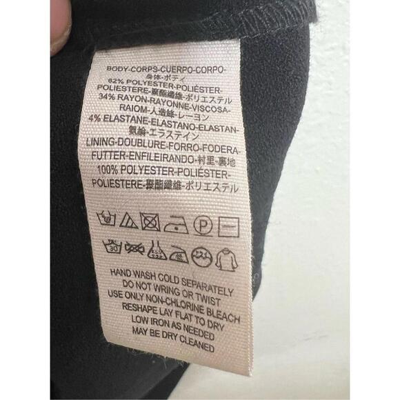 Free People Troublemaker Plunge Neck Romper Black Size 4 NWOT Boho Night Out - Picture 7 of 8